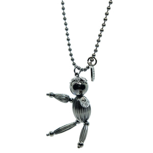 Collana Ninni Dark Zoems Placcata Rutenio Made in Italy